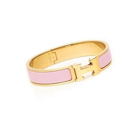 hermes pink enamel h bracelet|hermes extra wide enamel bracelet.